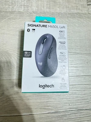 NEW Logitech Signature M650 L LEFT Hand Wireless Mouse Full Size Silent Click - Image 1 of 2