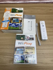 Wii Play (Nintendo Wii, 2007) Paquete de Juego Mando a Distancia Wii Completo Cib - Imagen 1 de 9
