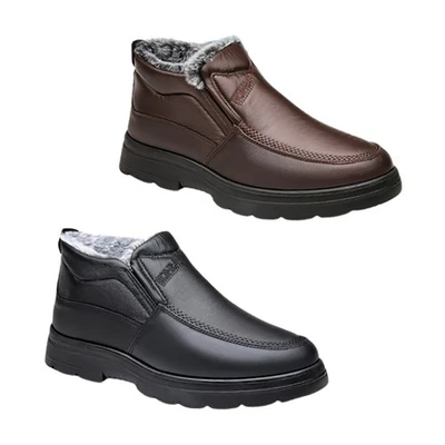 MARKENLOS Herren Damen Winterstiefel warm gefüttert wasserdicht Winter Boots Schuhe