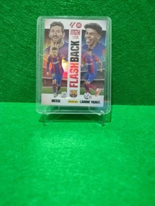 LIONEL MESSI - LAMINE YAMAL FLASHBACK MEGACRACKS 2024-25 Panini - Imagen 1 de 4