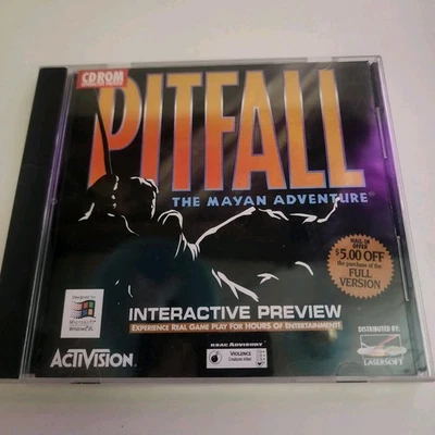 VINTAGE Pitfall: The Mayan Adventure PC CD-ROM Game Activision Windows 95 - Image 1 of 3