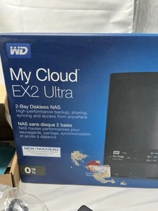 WD 0TB My Cloud EX2 Ultra 2 Bay NASware 3 Storage Server Diskless Enclosure 1.3 - Photo 1/5