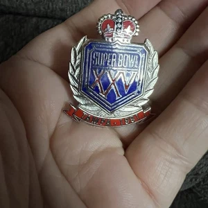 Prendedor conmemorativo del Super Bowl XXV 1991 de la NFL - Imagen 1 de 2