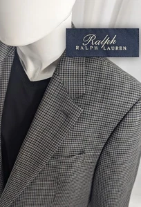 Ralph Lauren Blazer Anzug Sport Jacke 100% Wolle grau dezent Hahnentritt 42 S 44" - Bild 1 von 12