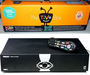 TIVO 1 Philips w/ lifetime service or TiVo TCD649180 Series2 180 HOUR Dual Tuner - Picture 1 of 29