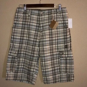 Super Cute Brown Plaid Cargo Shorts – Size 20 – New with Tags - Picture 1 of 11