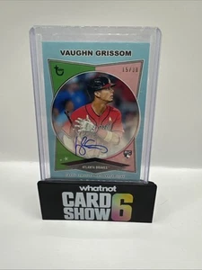 2023 Topps Brooklyn Collection Auto Blue /30 Vaughn Grissom - Picture 1 of 2