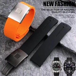 20-21 mm für Tissot T-Touch Z252/352/Z253/353 Gummi Silikon Uhrenarmband Armband - Bild 1 von 18