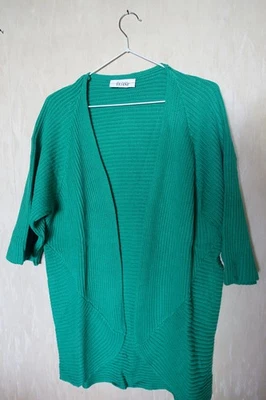 Linea Tesini 🌹Damen Marken Strickjacke Cardigan Gr. 42 grün Neuw. - Bild 1 von 4