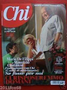 Chi chi CHI Maurizio Costanzo Maria De Filippi Placido rivista buone condizioni - Picture 1 of 1