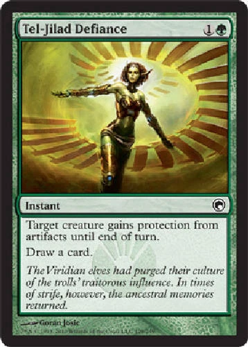 TEL-JILAD DEFIANCE FOIL Scars of Mirrodin MTG Magic the Gathering Cards DJMagic - Image 1 of 1