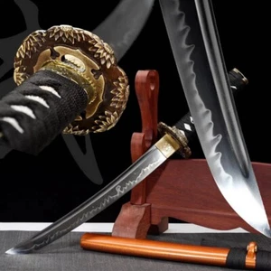 Sehr scharfes Japan Kurzschwert Katana Battle Wakizashi T10 Stahl Ton gehärtet! - Bild 1 von 10