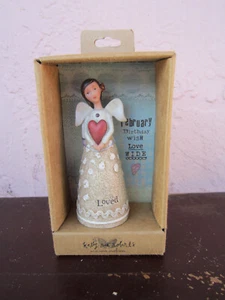 February Birthday Wish Angel Figure By Kelly Rae Roberts 4.5” Tall New For Sale! - Picture 1 of 5