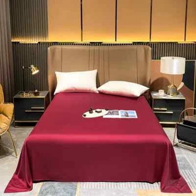 Sábana bajera de seda natural de seda morera natural sábana extra grande Foto 1 de 4