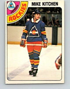 1978-79 O-Pee-Chee #338 Mike Kitchen  Colorado Rockies V25597