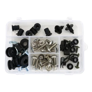 Full Fairing Bolt Kit Screws Fit For Suzuki GSX R 600 GSXR750 2011-2018 Silver - Picture 1 of 12