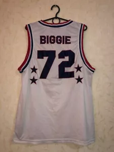 Rare Bad Boy Collection Jersey #72 Biggie Vintage Authentic Apparel Size L - Picture 1 of 12