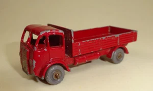 Matchbox RW 20A ERF Stake Truck d'rotbraun rare graue Plastikräder - Bild 1 von 7