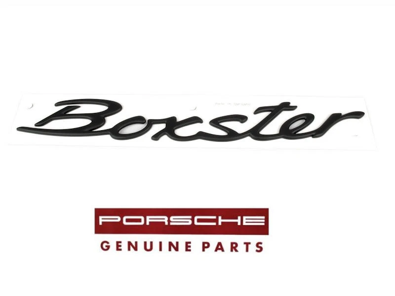 Porsche 986 Boxster Emblema Script Logo Rally Negro 97-04) 9865592370070C GENUINO Foto 1 de 1