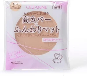 Cezanne UV Silk Cover Powder < Refill 00 Light Beige 10g (x 1) - Picture 1 of 4