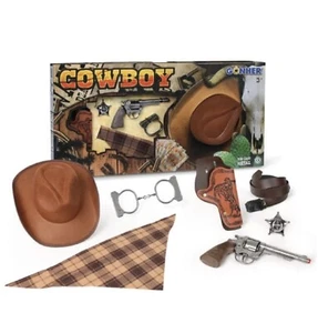 NEW Cowboy Texas Ranger / Sheriff / Rancher 9-pc Kids Costume Pretend Playset - Picture 1 of 3