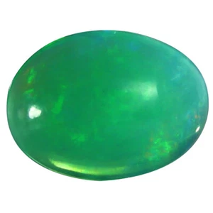 Piedra preciosa natural ópalo verde ópalo verde de 1,33 quilates en forma de cabujón (10 x 8 mm) - Imagen 1 de 1