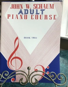 Libro de curso de piano para adultos 2 de John W. Schaum (1946, Belwin, inc.) ¡Nunca usado! - Imagen 1 de 2