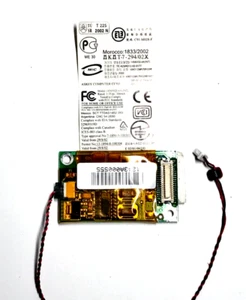 Toshiba Laptop Dial Up Modem Card Anatel 1456VQL4A 0644-02-1110 Mini PCIE 56K - Picture 1 of 2