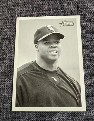 Frank Thomas 2001 Bowman Heritage #115 Chicago White Sox HOFer - Image 1 of 2