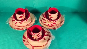 temptations sentable ovenware cups and plate set of 9๐ฅ๐ฅ๐ฅ - Picture 1 of 8