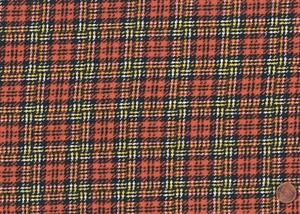 RED BLACK YELLOW WOOL FABRIC for Apparel Rug Making Crafts, BTHY x 60" Wide - Picture 1 of 2
