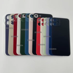 1 Stück Rückglasabdeckung Ersatz Großes Kameraloch für IP 12 13 14 Pro Max mit Logo - Bild 1 von 2