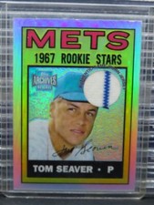 2001 Topps Archives Reserve Tom Seaver Rookie Reprint Jersey Relic #ARR16 Mets