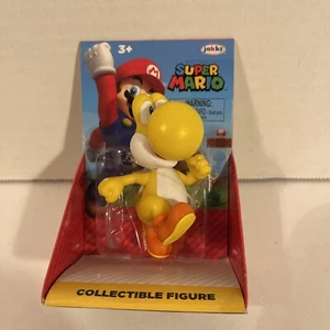 New Jakks Super Mario 2,5" Yellow Yoshi Neu - Bild 1 von 2