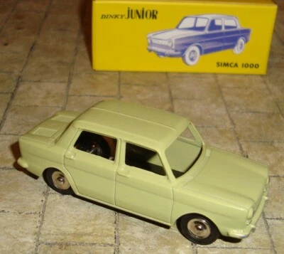 SIMCA 1000 CAR   - DINKY JUNIOR No 104  - ATLAS EDITIONS - BOXED   - Image 1 of 4