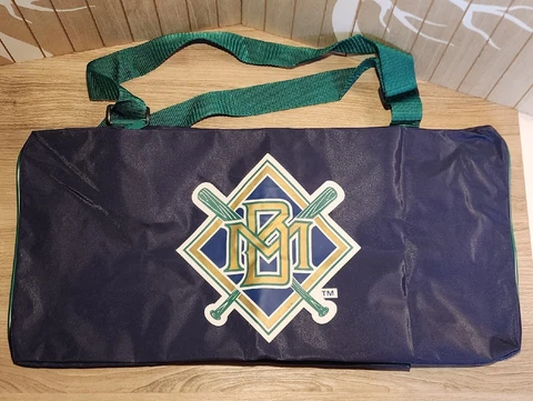 Vintage MILWAUKEE BREWERS American League MLB Canvas Duffle Bag New Retro Logo Cover