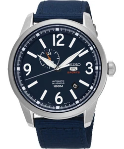 Seiko 5 Sports Automatic 24 Jewels Nylon Strap Men's Watch SSA301J1 - Picture 1 of 2
