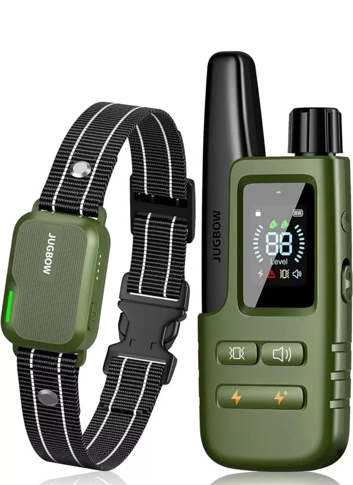 JUGBOW Dog Shock Collar - 3300FT Dog Training Collar with Remote Innovative IPX7 Waterp