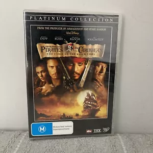 Pirates Of The Caribbean - The Curse Of The Black Pearl DVD Region 4, 2003 New - Picture 1 of 2