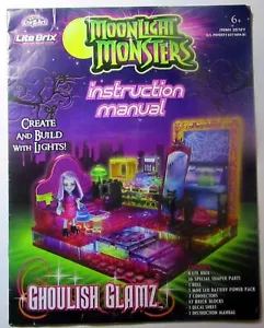 CraZart Lite Brix Moonlight Monsters Ghoulish Glamz Instruction Manual - Picture 1 of 1
