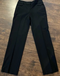 Talbots Dress Pants Womens Size 6 Straight Career Stretch Flat Front - Picture 1 of 5