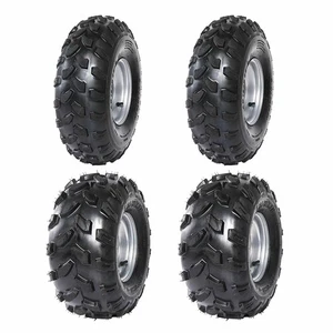 4pc 19x7-8 18x9.50-8 Wheel Rim Tire Assembly for 125cc-250cc ATV Quad 4 Wheeler - Picture 1 of 7