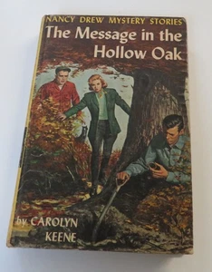Nancy Drew Mystery Stories The Message in the Hollow Oak Carolyn Keene HC Book - Foto 1 di 9