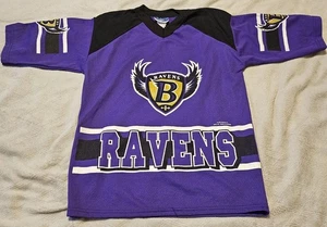 Camiseta de los Baltimore Ravens 1998 juvenil XL 18/20 equipo Glasgow logotipo camiseta rara NFL - Imagen 1 de 14