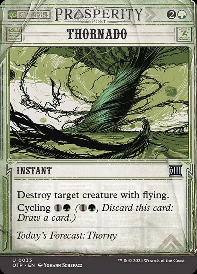 x1 Thornado - Outlaws: Breaking News - NM - MTG - Image 1 of 1