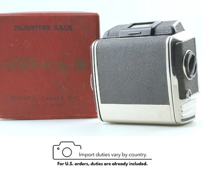 First model S [MINT in BOX] Zenza Bronica 6x6 120 Film Back Holder From JAPAN - Image 1 of 4