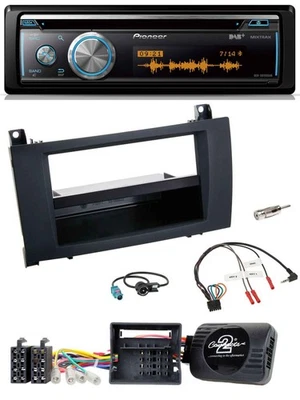 Pioneer Lenkrad DAB USB CD Bluetooth Autoradio für Mercedes SLK R171 2008-2011 - Bild 1 von 4