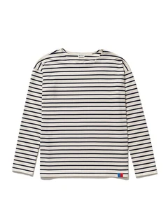 KULE - THE BOYFRIEND Langarmshirt gestreift small creme marine maritim Baumwolle - Bild 1 von 11
