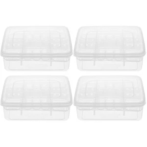 16 Grids Reptile Breeding Box, 4 Pcs Reptile Egg Incubator Tray, Plastic Clea... - Picture 1 of 9