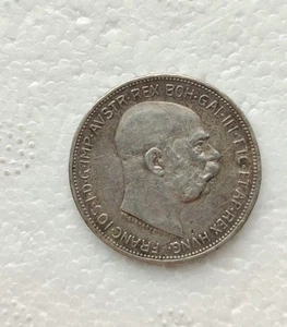 AUSTRIA - 2 CORONE 1912 in  ARGENTO  - Picture 1 of 4